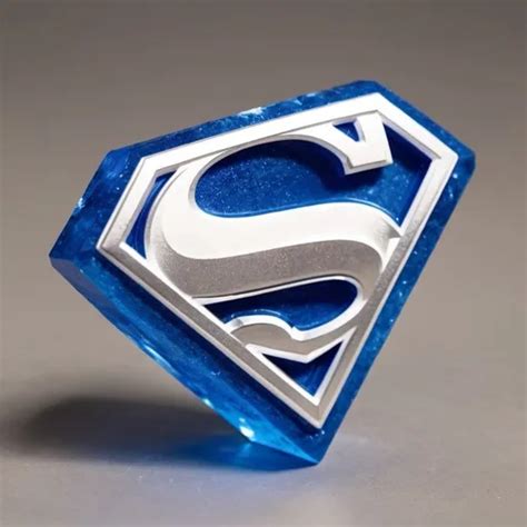 Blue And White Kryptonite Crystals Superman