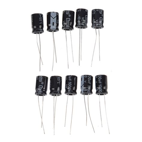 10x 1000uF 10V 105C Radial Electrolytic Capacitor 8x11mm N3 | eBay