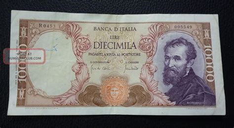 Italy Banknote Lire Pick E Vf