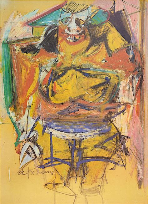 WILLEM DE KOONING Woman Rare Vintage Lithograph C1980 Large Limited