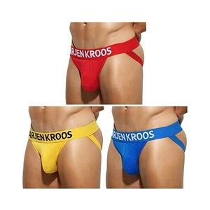 Arjen Kroos Jockstrap Uomo Intimo Slips Perizoma Sportivo Traspirante