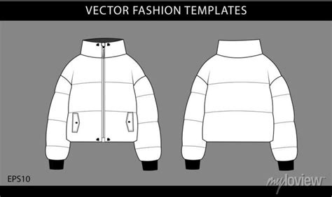 Technical Drawing Puffer Jacket Ubicaciondepersonas Cdmx Gob Mx