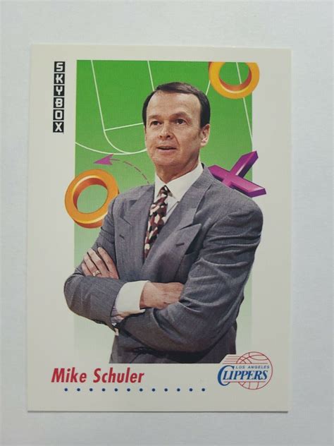 MIKE SCHULER 1991 92 SKYBOX BASKETBALL CARD 389 E5875 EBay