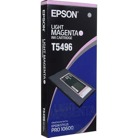 Epson UltraChrome Light Magenta Ink Cartridge T549600 B H Photo