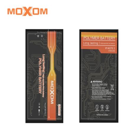 MOXOM Mobile Phone Battery For Samsung Galaxy Note 2 High Capacity