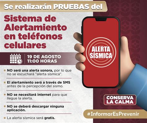 Pruebas De Alerta Sísmica En Celulares Lo Que Debes Saber