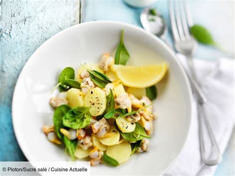 Salade De Coques Aux Pommes De Terre Et Pinards Recipe Salad