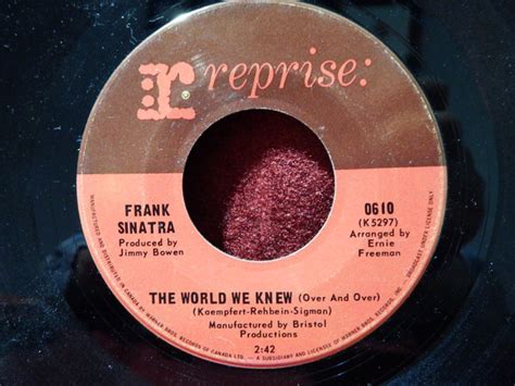 Price Value For Frank Sinatra The World We Knew Over And Over You Are There