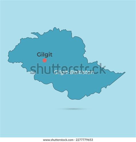 Gilgit Pakistan Province Map City Name Stock Illustration 2277779653 ...