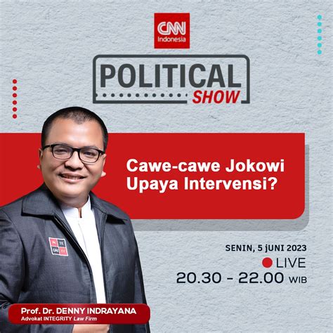 Denny Indrayana On Twitter Mohon Izin Siang Dan Malam Ini Saya Hadir