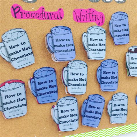 Hot Chocolate Procedural Writing