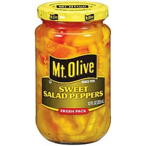 Mt Olive Sweet Salad Peppers 12 Oz Pack Of 3