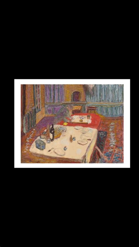 Pierre Bonnard Still Life Preparation For Lunch Gouache