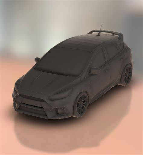 3d File Ford Focus Rs 2017 🚙 ・3d Printable Model To Download・cults