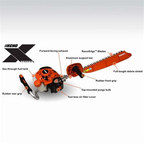 Echo Hcs In Cc Gas Stroke Engine X Series Single Sided