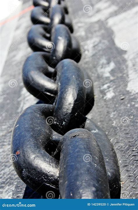 Anchor Chain Stock Photo - Image: 14239520