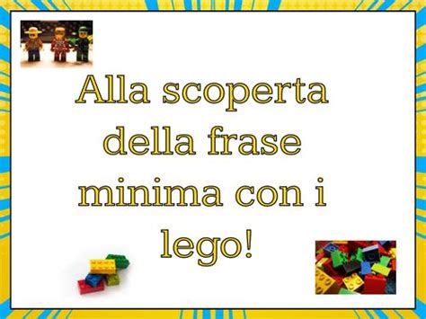 Book Creator Alla Scoperta Della Frase Minima Con I Lego