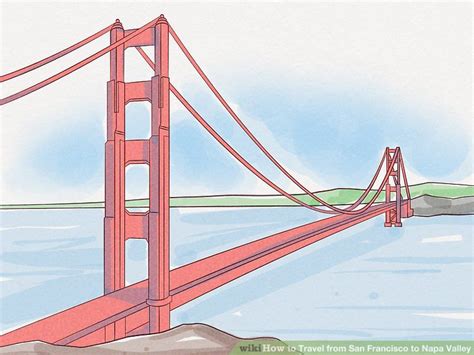 How To Draw Golden Gate Bridge