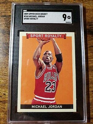 2009 Upper Deck Goudey Michael Jordan Sport Royalty SP SGC 9 Mint 260