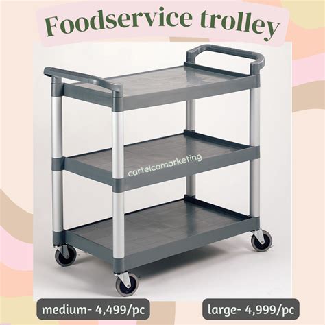 Restaurant Bus Cart Trolley Serving Trolley Foodservice Trolley