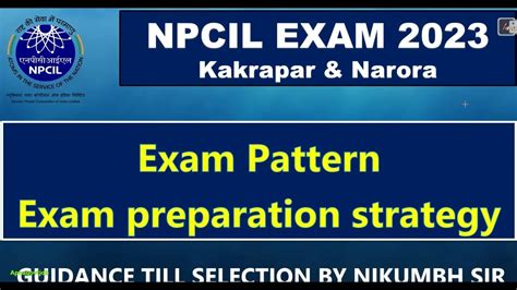 NPCIL SCIENTIFIC ASSISTANT B EXAM PREPARATION STRATEGY 2022 NARORA