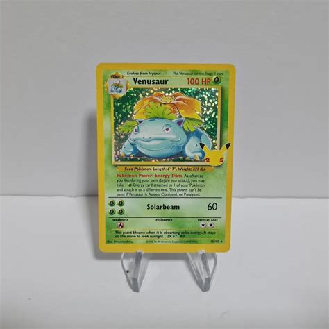 Pokemon - Venusaur Card (Celebrations Classic Collection), Hobbies ...