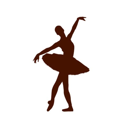 Design Png E Svg De Silhueta De Tutu Da Bailarina Para Camisetas