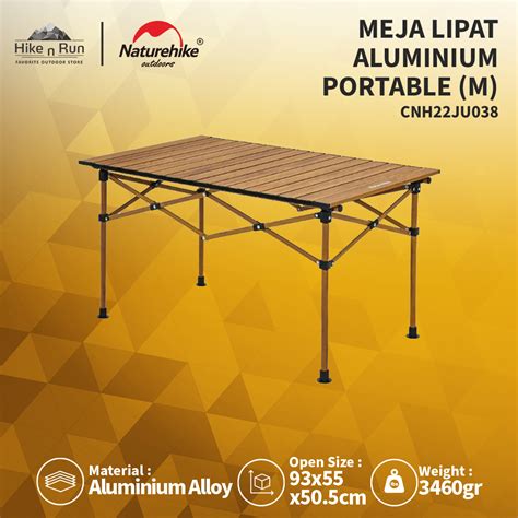 Jual Naturehike Meja Camping Lipat Cnh Ju Glamping Folding Table