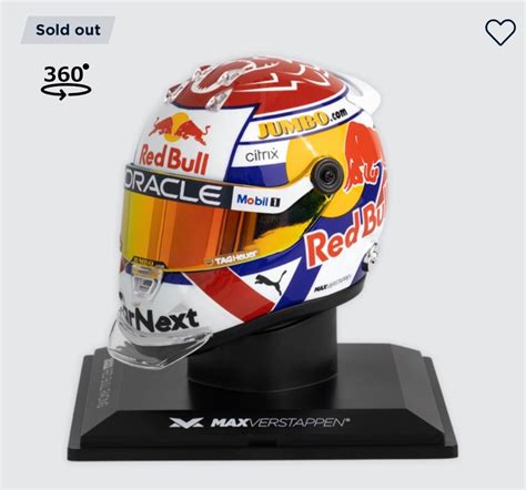 Max Verstappen Dutch GP 2022 1 4 Helmet redbull racing 興趣及遊戲 玩具 遊戲