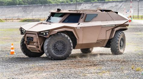 Arquus Launch Scarabee Advanced Hybrid Drive Combat Vehicle Defense