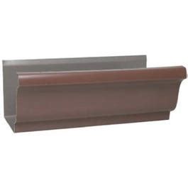 K Style Gutter Brown Aluminum In X Ft Easyworkonlines