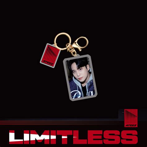 Ateez Limitless Pendant Keychain Models K Pop Mansion