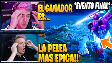 NINJA Y STREAMERS REACCIONAN AL EVENTO FINAL DEL ROBOT VS MONSTRUO EN