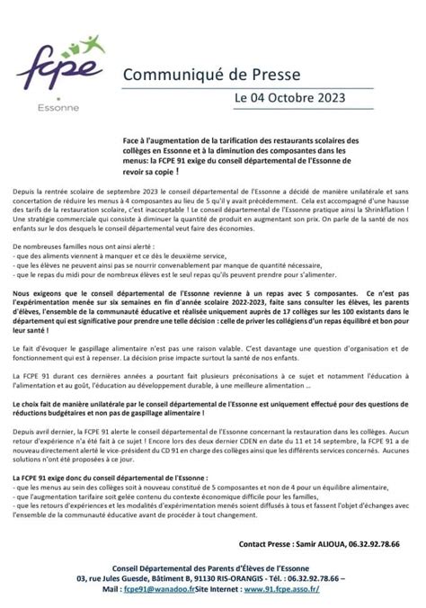 Face à l augmentation de la tarification des restaurants scolaires des