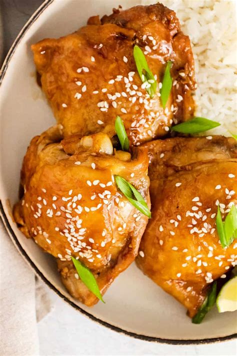 Instant Pot Honey Soy Chicken Thighs | Easy Instant pot recipes