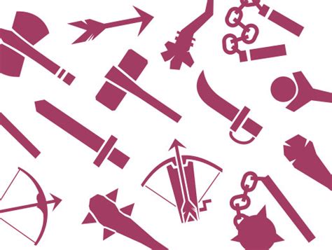 Rpg Weapons Icon Pack 2d 아이콘 Unity Asset Store