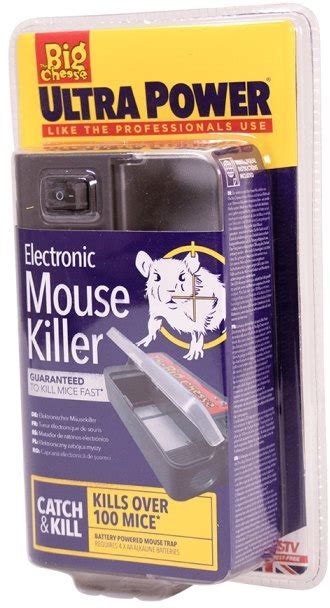 Stv Big Cheese Ultra Power Electronic Mouse Trap Rodent Traps