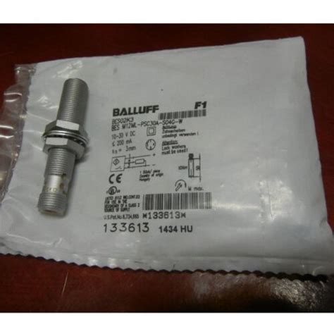 1pcs New Balluff Proximity Sensor BES M12ML PSC30A S04G W FREE SHIP EBay