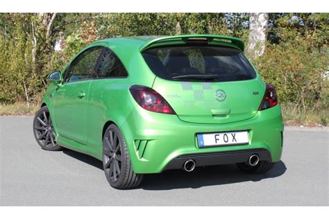 FOX Duplex Sportauspuff Opel Corsa D OPC Nürburgring Edition Bj ab