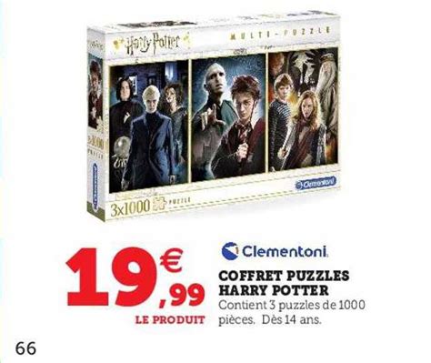 Promo Coffret Puzzles Harry Potter Cl Mentoni Chez Hyper U Icatalogue Fr