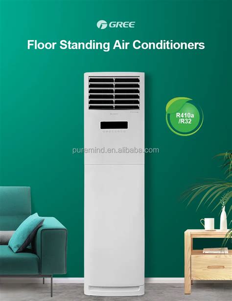 Gree R32 R410a Floor Standing Air Conditioners Inverter Heating Cooling