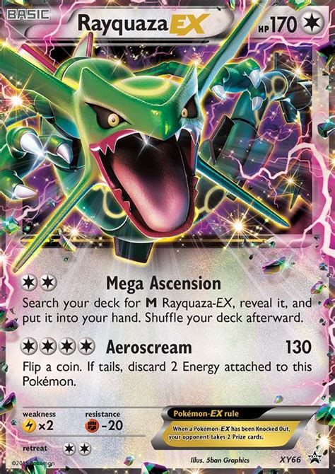 Rayquaza EX XY66 XY Black Star Promos 2013 Pokemon Card