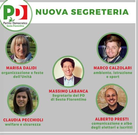 PD Nominata La Nuova Segreteria Piana Notizie