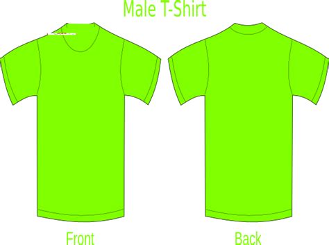 Download Green T Shirt Clipart Neon Green Shirt Template Png Image With No Background