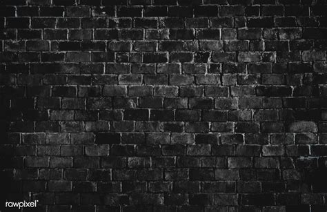 Wallpaper Black Brick Wall Background - Mural Wall