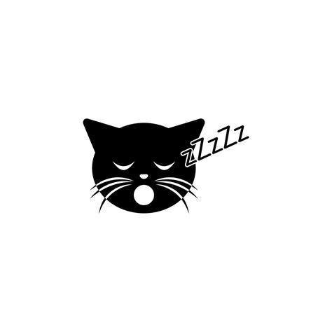 Sleeping Cat Vector Icon Illustration 23195118 Vector Art At Vecteezy