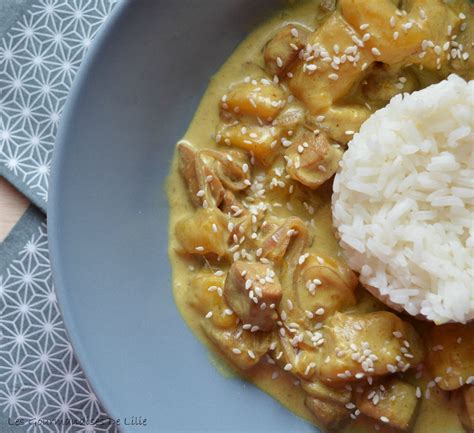 Poulet La Mangue Et Au Lait De Coco Les Gourmandises De Lilie