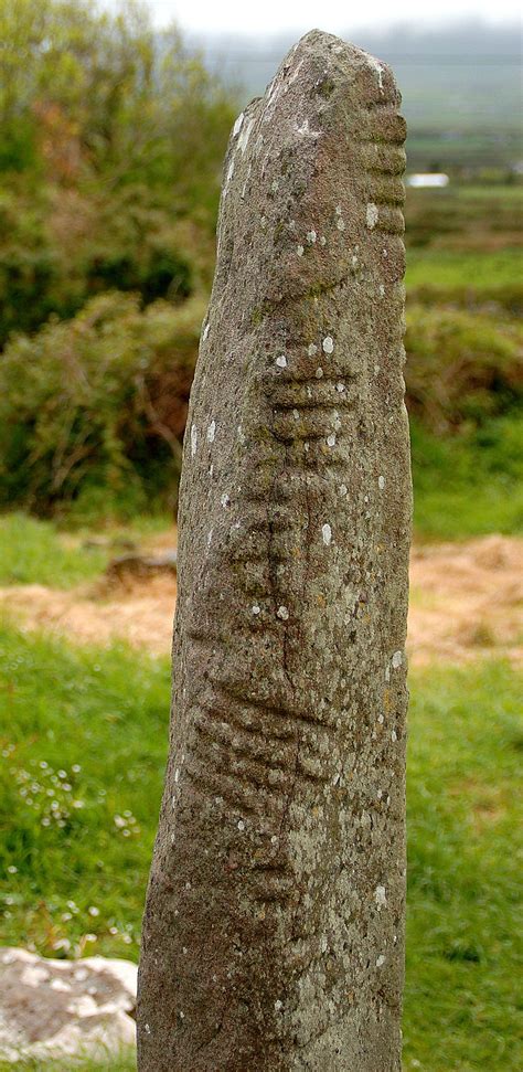 ogham-stone-kilmakedar-kerry-ireland - Ogham.co