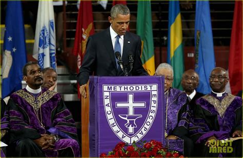 Obama Sings Amazing Grace During Eulogy For Rev Pinckney Video