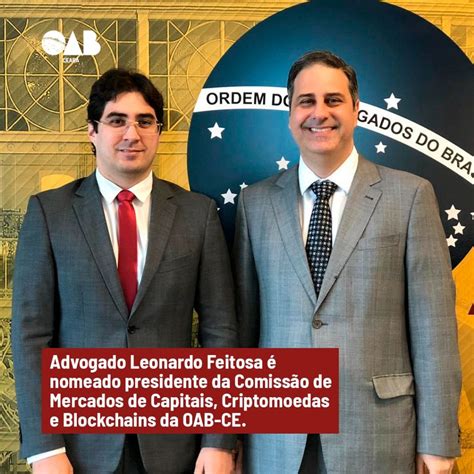 Advogado Leonardo Feitosa é nomeado presidente da Comissão de Mercados